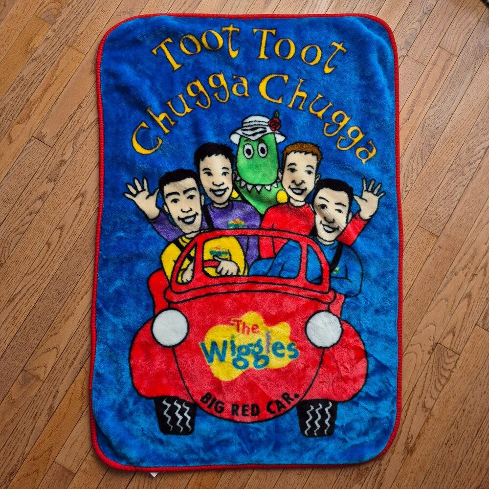 The Wiggles Big Red Car Plush Blanket Toot Toot Chugga
